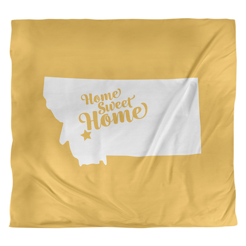 Housse de couette butte doux, Polyester brossé, Housse de couette pour très grand lit, Jaune
