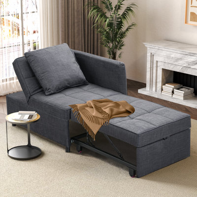 Daymon 71'' Wide Convertible Chair Sofa Bed