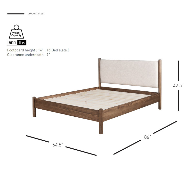 Shinji Bed, Brown
