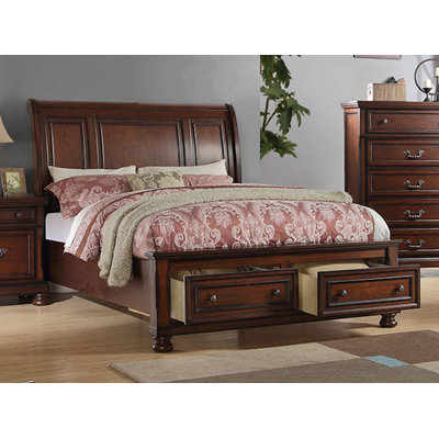 Fetulla Sleigh Storage Bed