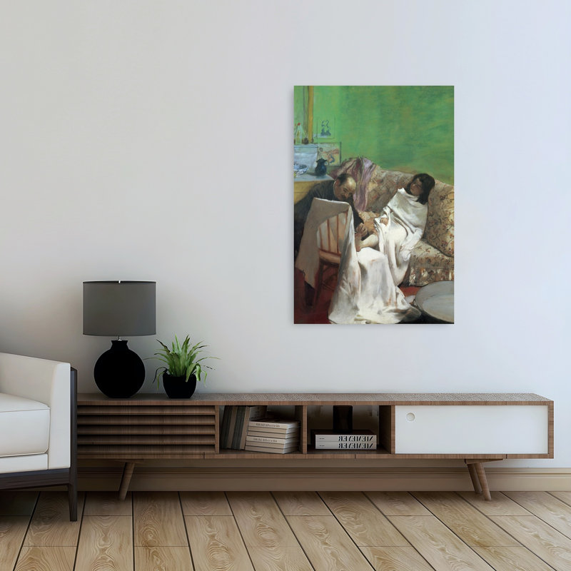 La pédicure, 1873, estampe d'art mural abstrait contemporain, H 48 po x l 32 po