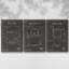 Morning routine I, ensemble de 3 toiles encadrées sur toile-97709020-97709017