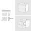 Meuble-lavabo mural simple 23,5 po avec plateau en résine Luhe-676802785