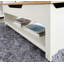Grey Oak Coffee Table Lift Up Occasional Reception Storage Shelf Avon-2009367150