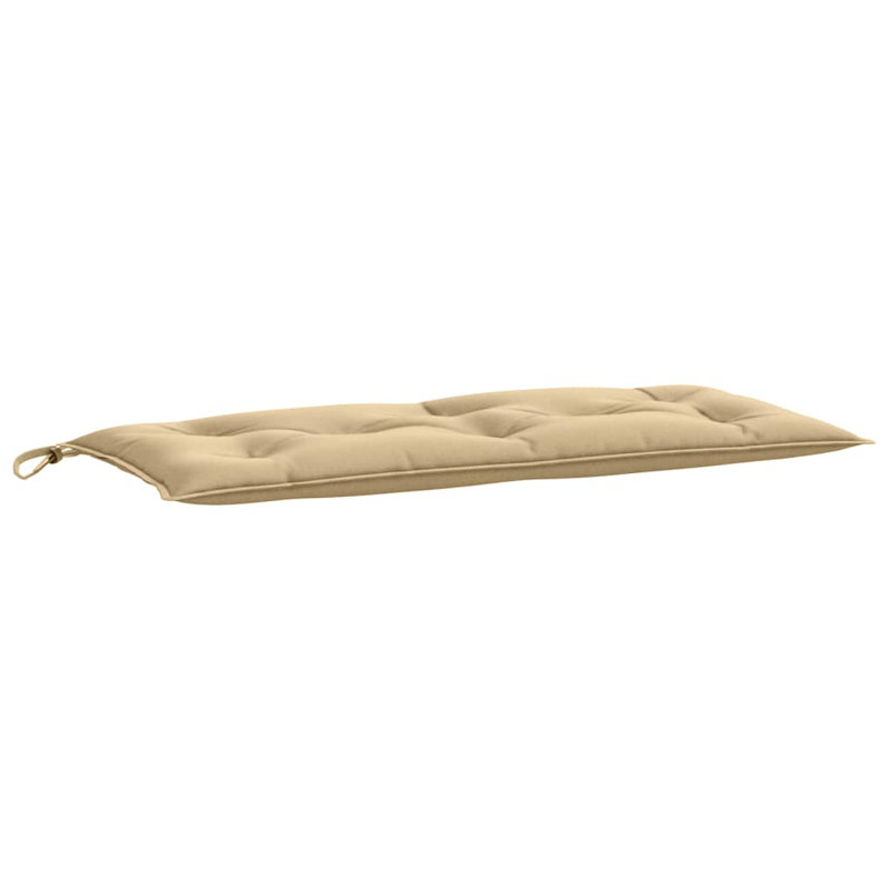 Ebern Designs Garden Bench Cushion 2.8" Fabric, Melange Beige, 39.3" x 19.7" x 2.8"
