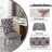Kelisia 4 - Person Pedestal Dining Set-1753981493-1753981494-1753981491