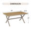 Table de salle à manger Maybrie-104597125