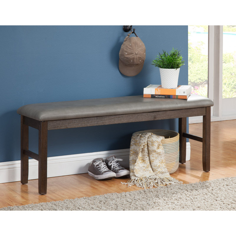 Channel Island Dining Bench, Walnut