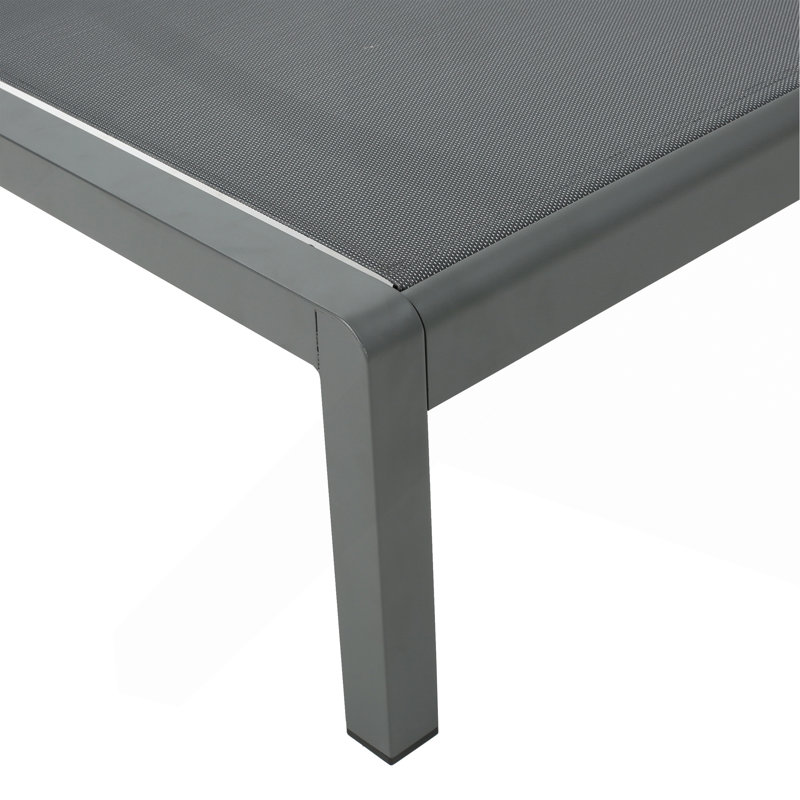 Chaise longue grise, Gris, 1