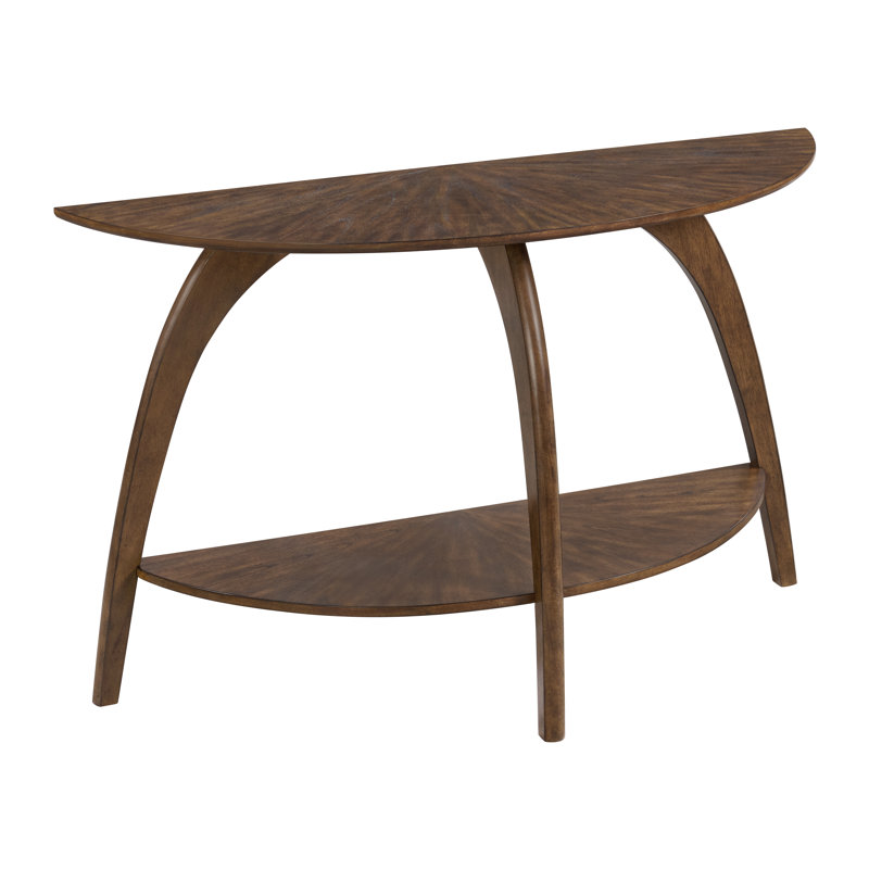 Console demi-lune Atreu, Noyer