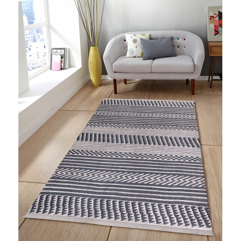 Luxurious Velvet Area Rug, 5.2 x 7.5 Feet | 100% Velvet Fabric with 0.3 in Pile Height | Non-Slip Backing, Durable Chenille, Easy Care, Machine Washable | Elegant Digital Print Design for Living Room & Bedroom Decor