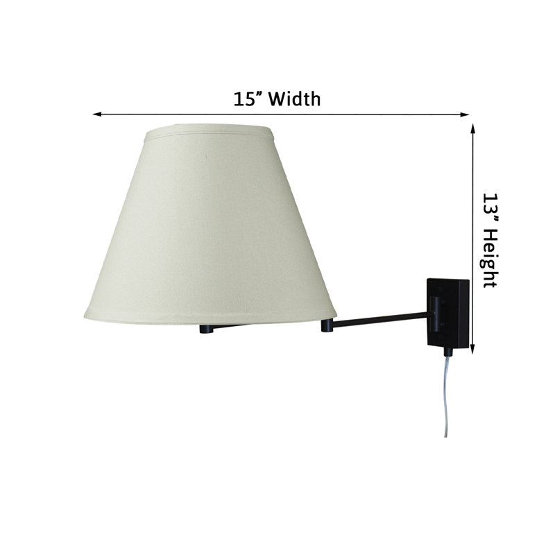 Peterson Plug-in Swing Arm Sconce