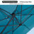 10' x 13' Rectangular Double Top Cantilever Tilting Umbrella with Base and 360° Rotation-611946067