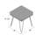 Chalandra Nickel Accent Stool-22788076