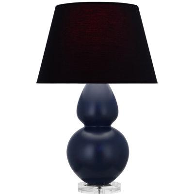 Lampe de table matte à double gourde