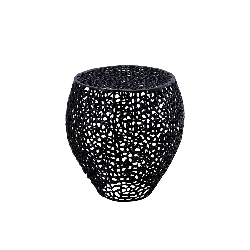 Aluminum Side Table In Black: Enhance Your Modern & Contemporary Decor Black Table: Construction For A Vibe, Black