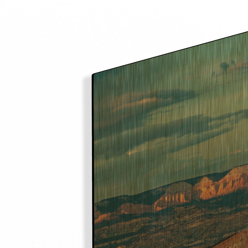 « Dernière lueur » par Shawn/Corinne Severn, tableau mural en métal doré, 91,4 cm x 61 cm, 36 po x 24 po