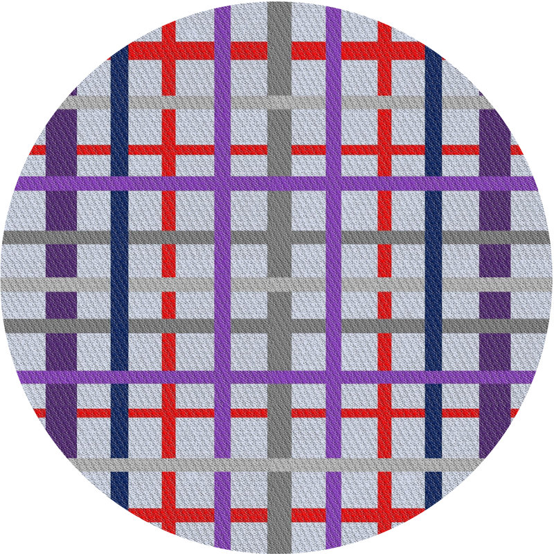 Tapis gris Kirkbride, Rond 4 pi