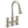 Weymouth Pull Down Touch Double Handle Kitchen Faucet