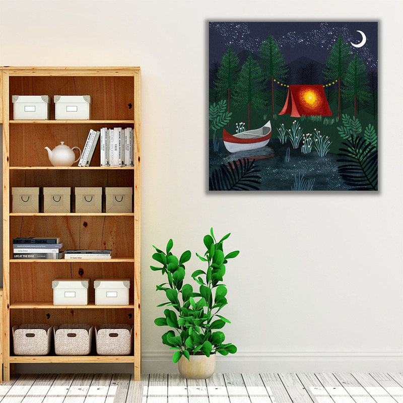 «Beneath the Stars I», reproduction d'art sur toile, H 12 po x l 12 po