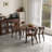 Solid Oak Folding Dining Table-653246303