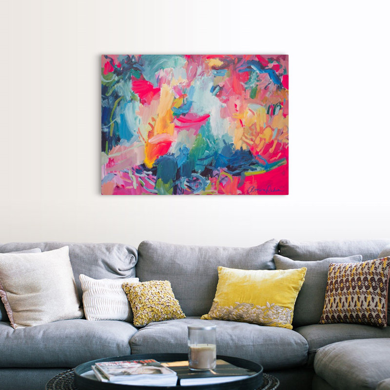 «Wild Trees Singing» par Amira Rahim - reproduction d'art, Toile tendue, H 36 po x l 48 po x P 1,25 po