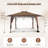 Clarissia 13 Ft. W x 13 Ft. D Steel Pop-up Canopy
