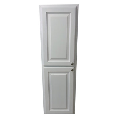 15.5'' W 49.5'' H Recessed Framed Medicine Cabinet with Mirror Adjustable Shelves