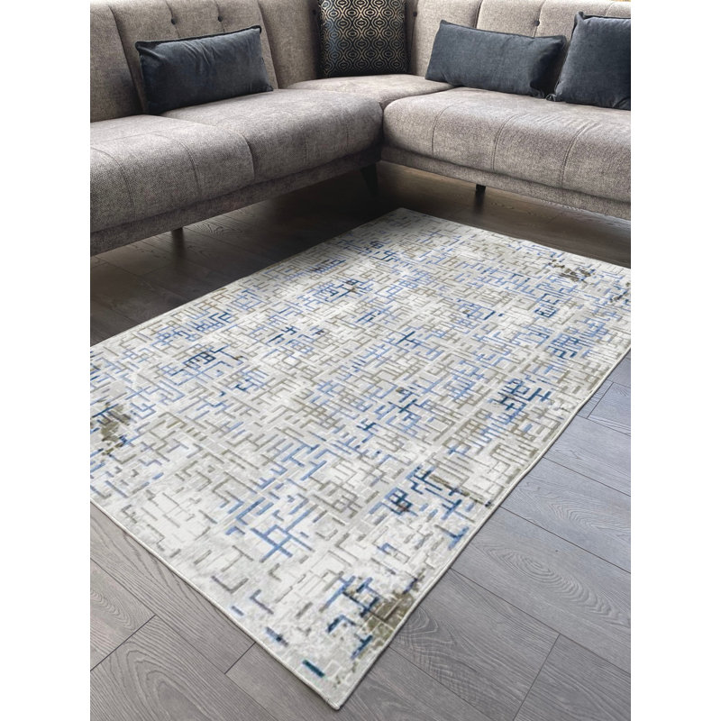 Tapis en coton Deonte, Carré 6 pi 7 po