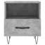 Erno 40cm W Iron Bedside Table-1422215013