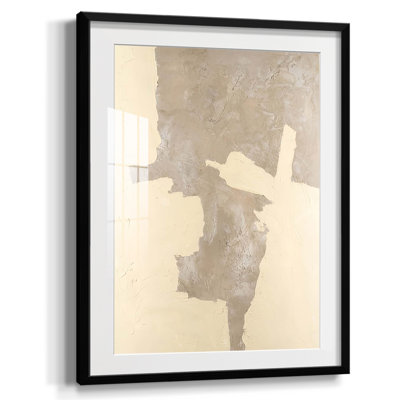 Playa I -Framed Print w Matt & Glass
