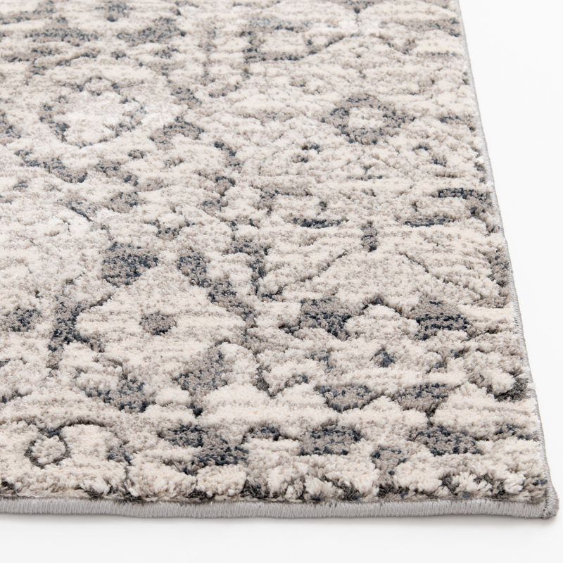Tapis d'intérieur / intérieur en polyester Bungalow Rose Purdue Tevin, Rectangle 7 pi 10,5 po x 9 pi 10,1 po