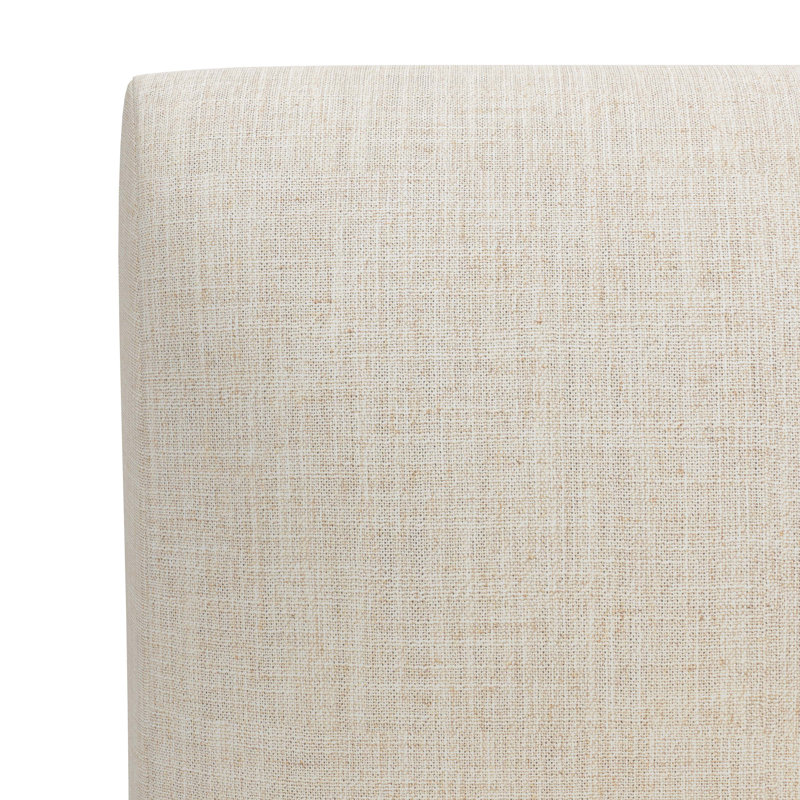 Cora Dining Chair In Zuma Charcoal, Classic Talc Linen