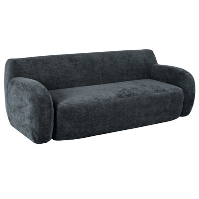 Curved 81.5" For Home Decor - 3, Gray , Ergonomic Seat, Spacious And Comfortable Living Room, Bedroom, Apartment Compression Apartments Curved, Large Seats, Sponge A Relaxing Experience