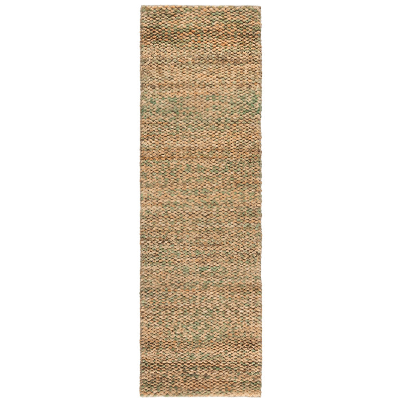 Natural Fiber Couture 111 Hand Woven 80% Jute; 20% Cotton Abstract Rug, Runner 2'3" x 8'