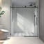 Frameless One Fixed And One Shifted Shower Door,70MM 304 Stainless Steel Large Pulleys With Adjustable Soft Closing Function,With Nano Easy Cleaning,Stick Explosion-Proof Menbrance-114613381