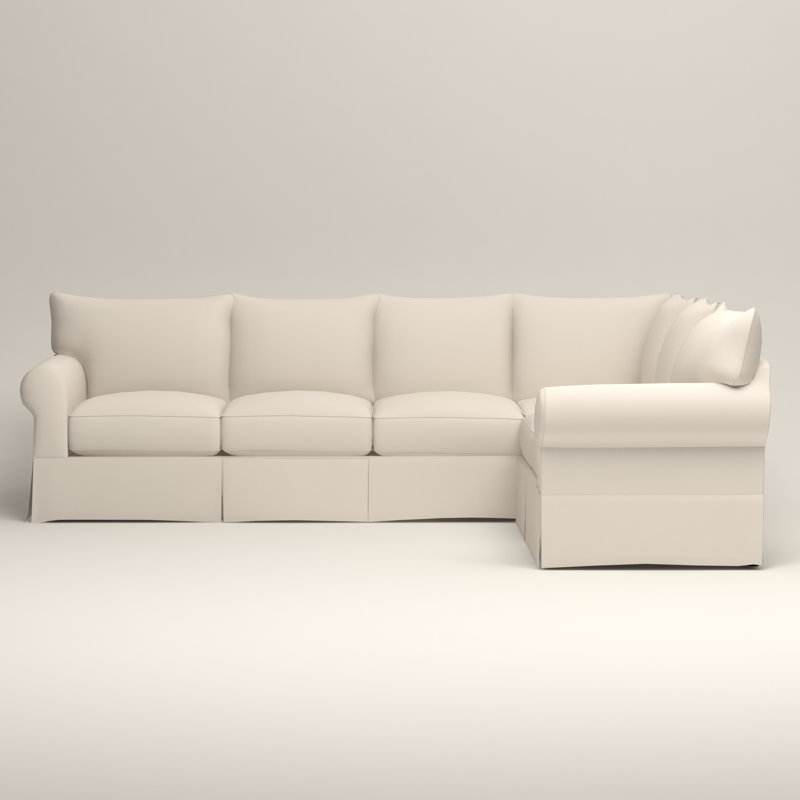 Amari Sectional, Right Hand Facing, Bayou Off White Canvas