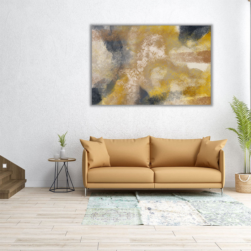 Sun Blast Stone - reproduction d'art sur toile, H 32 po x l 48 po