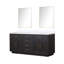 Ensemble de meuble-lavabo double 72 "avec miroir-82319071-82319073