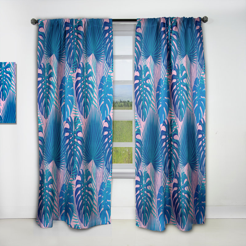 Rideau en lin / polyester, L 52 po x L 95 po
