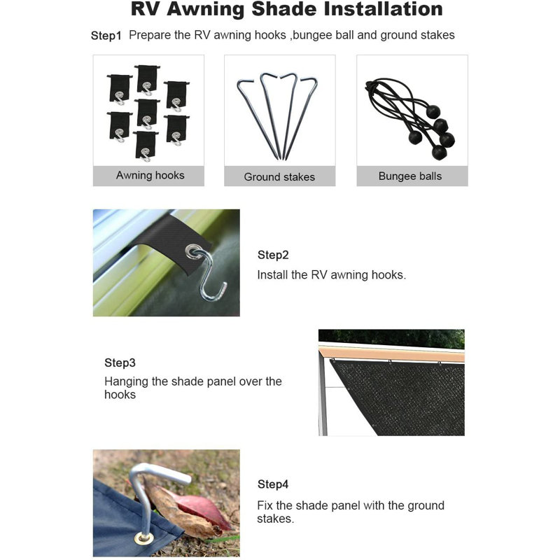 Rectangle Shade Sail, 96'' W x 192'' D