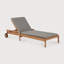 Jack Outdoor Teak Chaise Lounge-351332487