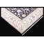 Walton Oriental Area Rug in White/Navy Blue