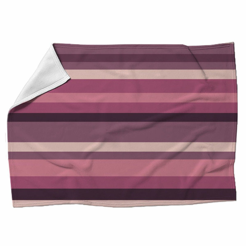 Machine Printed Throw Blanket, 68" W x 80" L