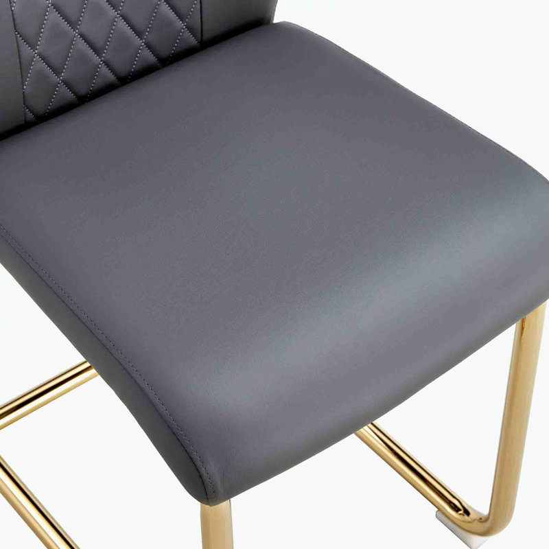 Chaise Naponee, Noir, Gris