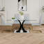 Table en verre de style moderne