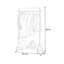 Modern Entryway Coat Rack with Shelf-129915430