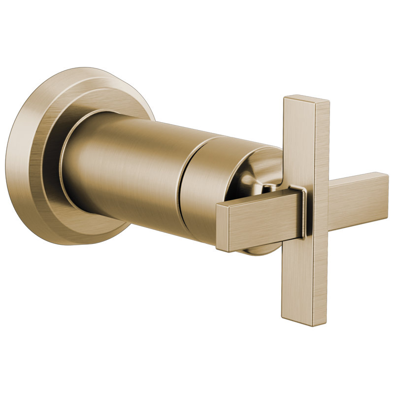 Levoir® Sensori® Volume Control Trim Cross, Luxe Gold