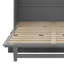Armoire lit escamotable Murphy avec station de charge et tiroir de rangement, cadre de lit plateforme pliable en bois-715132072-733984953