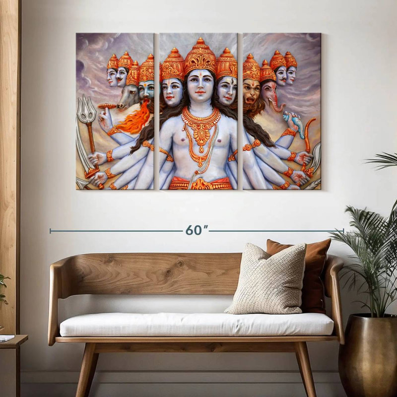 Vishvarupa, 32" H x 50" W